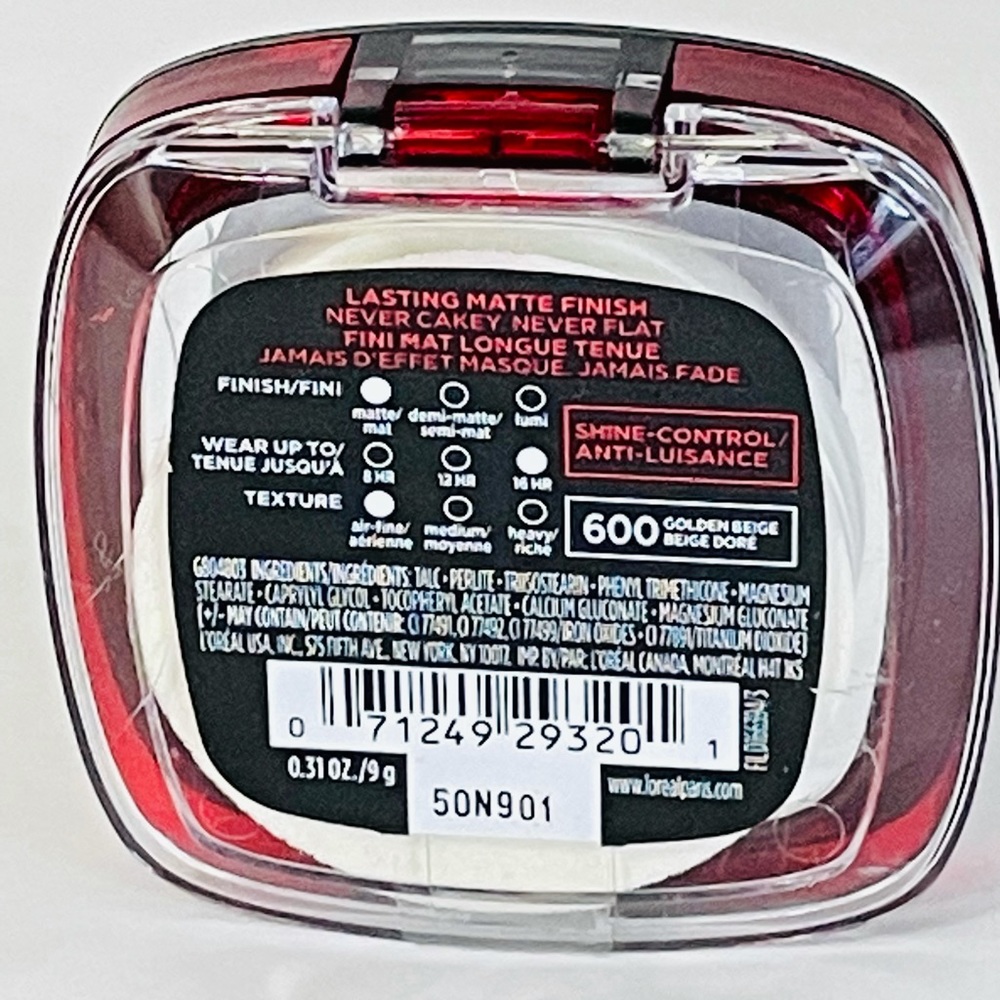 New L”oreal Infalliable Pro-Matte Powder Beige 600 - Picture 4 of 9